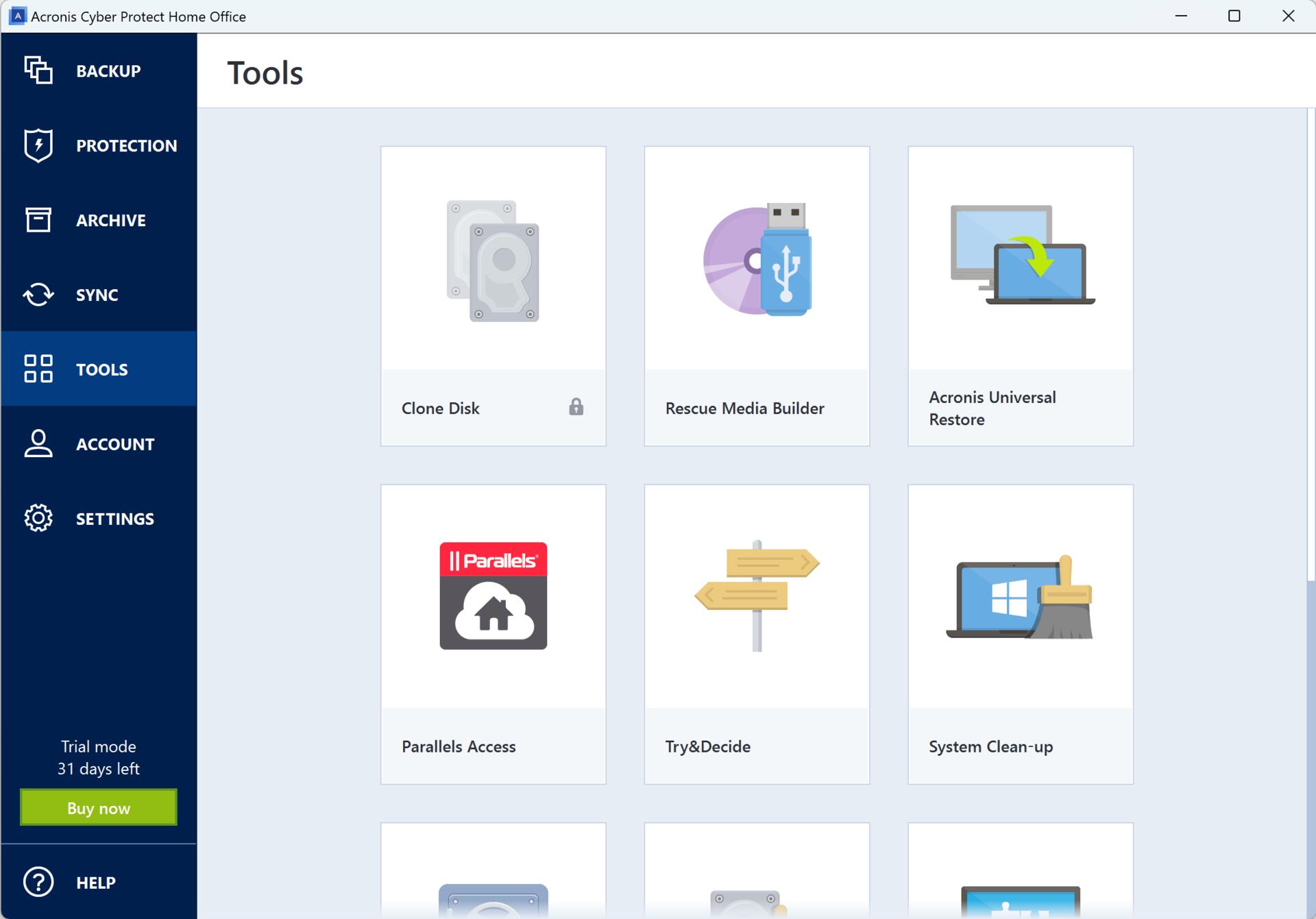 Acronis Cyber Protect Home Office