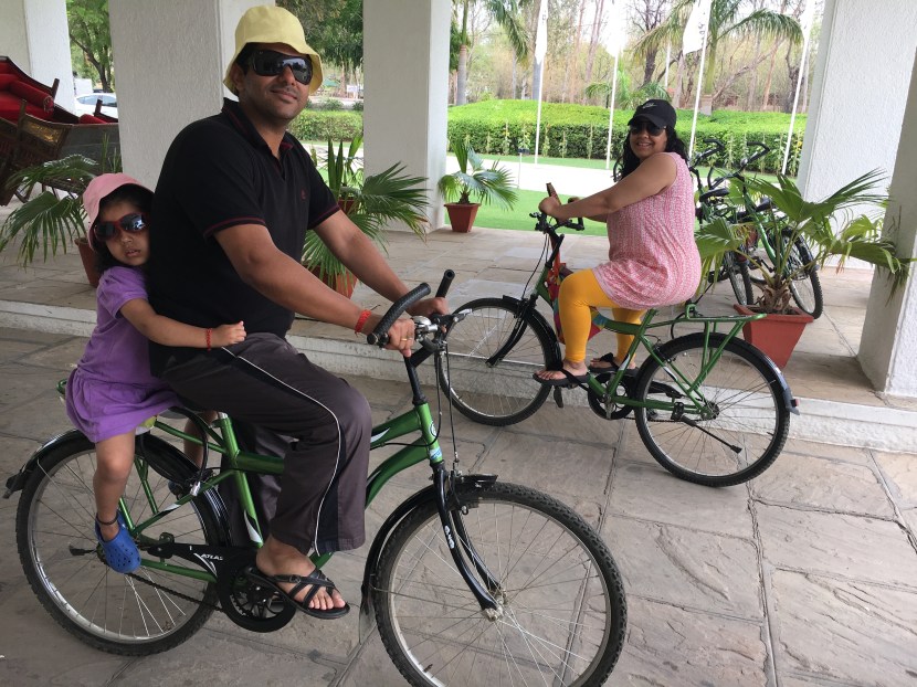 Cycling in Khajuraho